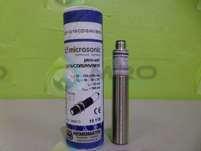 MICROSONIC 13/16/CD/S/HV/M18 PHOTOELECTRIC SENSOR *NEW IN BOX*