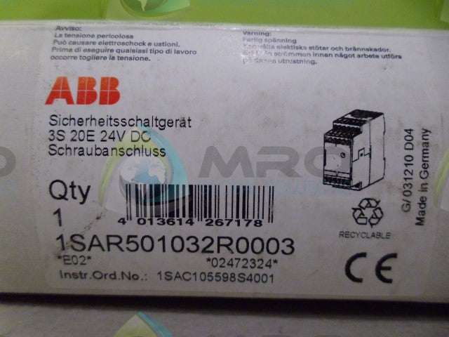 ABB 1SAR501032R0003 RELAY *NEW IN BOX*