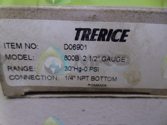 TRERICE 800B 2 1/2" GAUGE *NEW IN BOX*