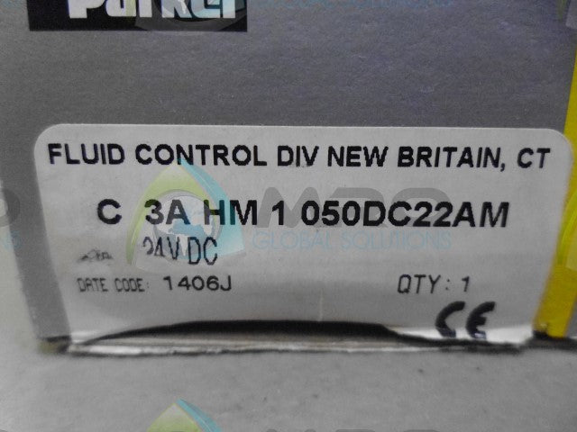 PARKER C3AHM1050 FLUID CONTROL VALVE *NEW IN BOX*