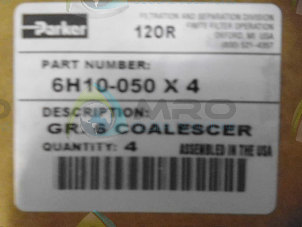 PARKER 6H10-050X4 COALESCER *NEW IN BOX*