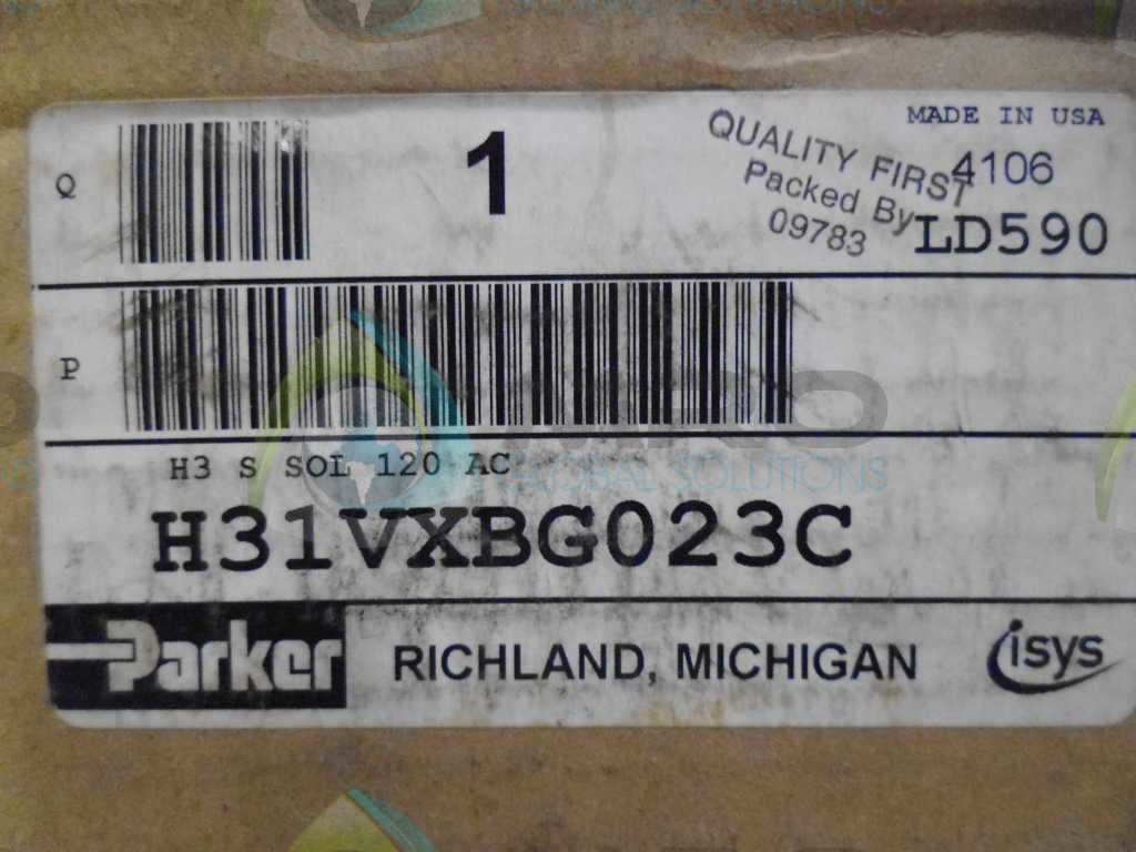 PARKER H31VXBG023C VALVE *NEW IN BOX*