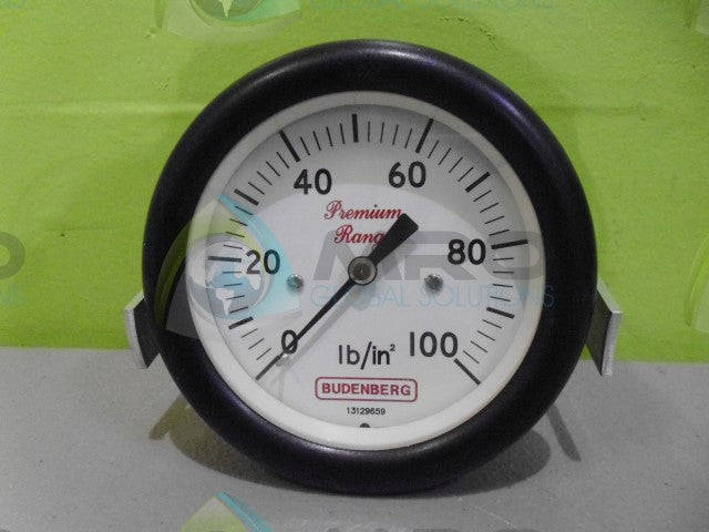 BUDENBERG 0-100 PRESSURE GAUGE *NEW IN BOX*