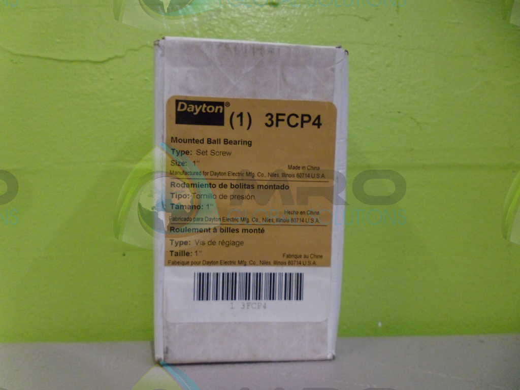 DAYTON 3FCP4 BALL BEARING *FACTORY SEALED*