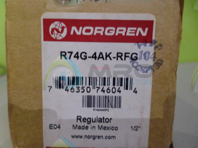 NORGREN R74G4AK-RFG REGULATOR *FACTORY SEALED*