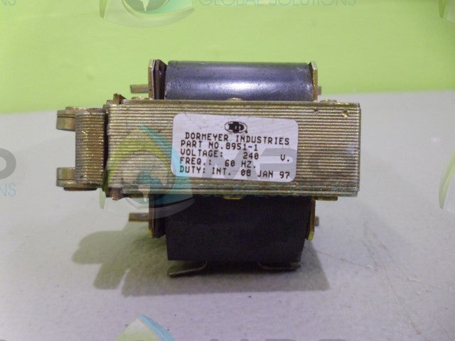 DORMEYER 8951-1 TRANSFORMER 240V *USED*