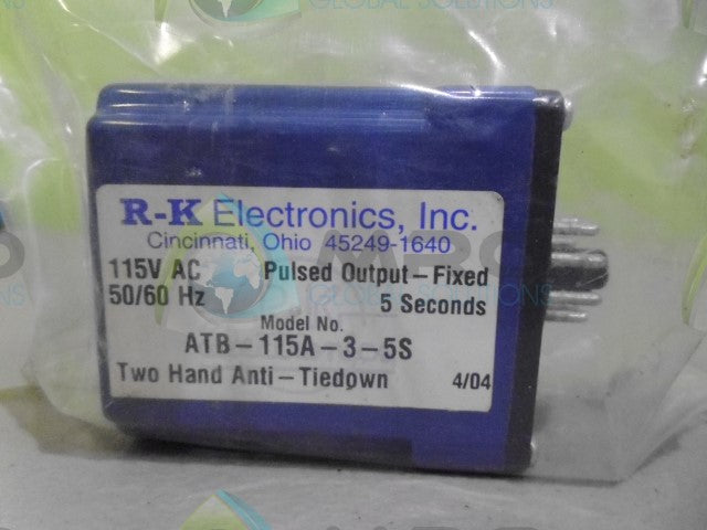 R-K ELECTRONICS ATB-115A-3-5S TWO HAND ANTI-TIEDOWN 115V *NEW IN FACTORY BAG*