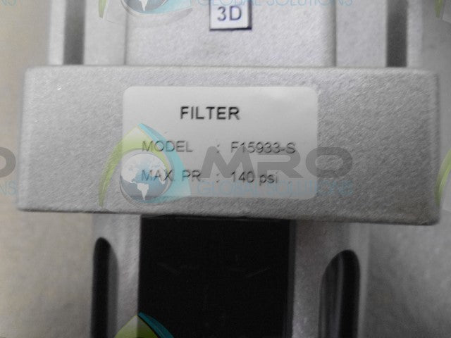 JUPITER PNEUMATICS F15933-S FILTER *USED*