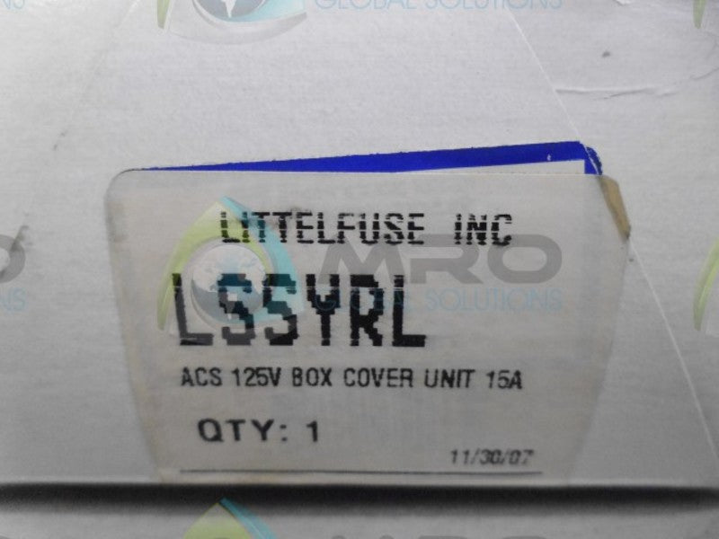 LITTLEFUSE LSSYRL FUSE BOX COVER UNIT *NEW IN BOX*