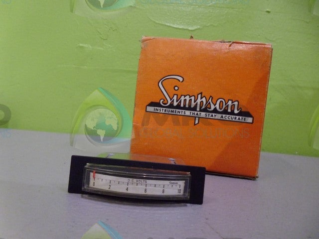 SIMPSON 10053 PANEL METER 0-10 VDC *NEW IN BOX*