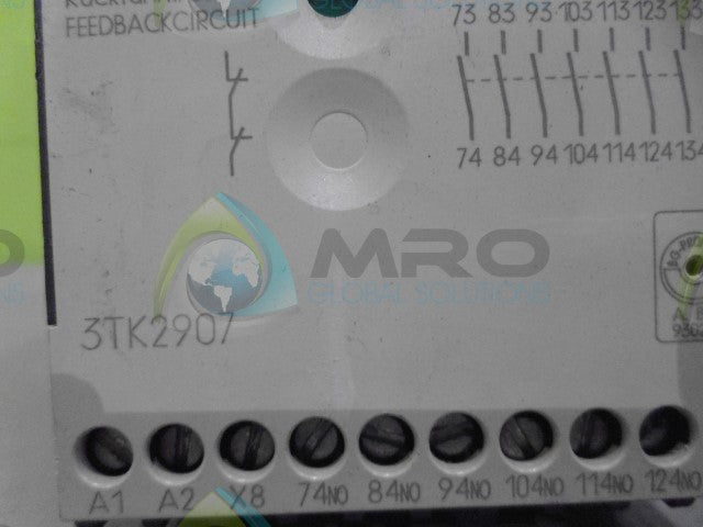 SIEMENS 3TK2907-0BB4 SAFETY RELAY *USED*