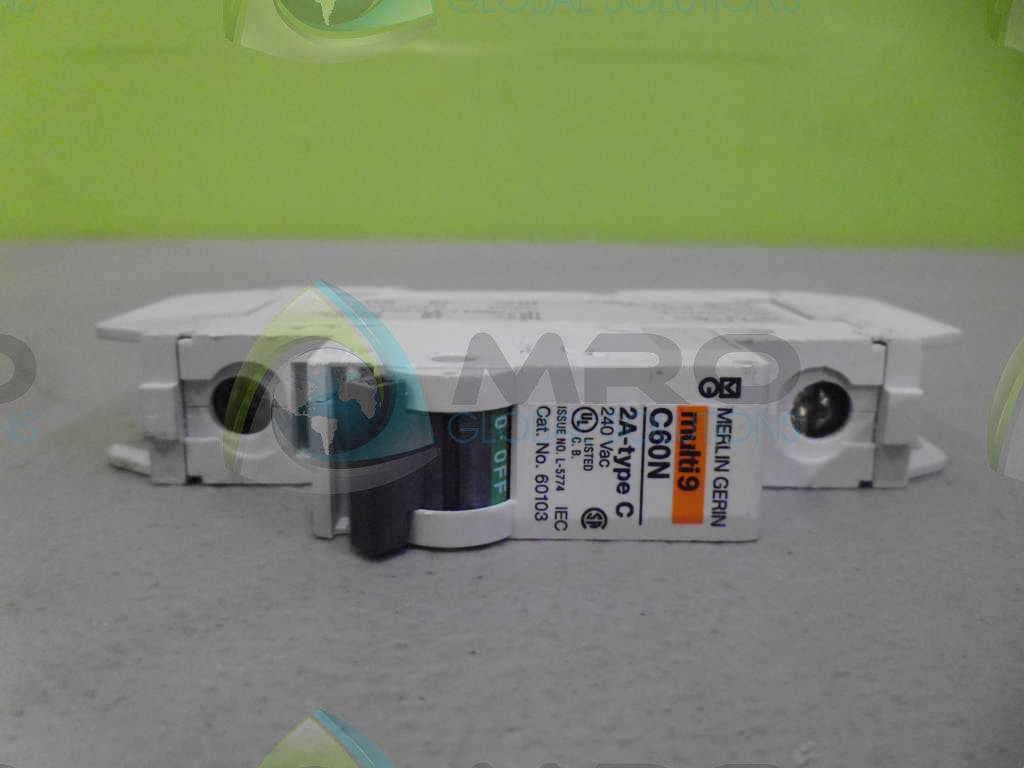 MERLIN GERIN 60103 CIRCUIT BREAKER 2A *USED*