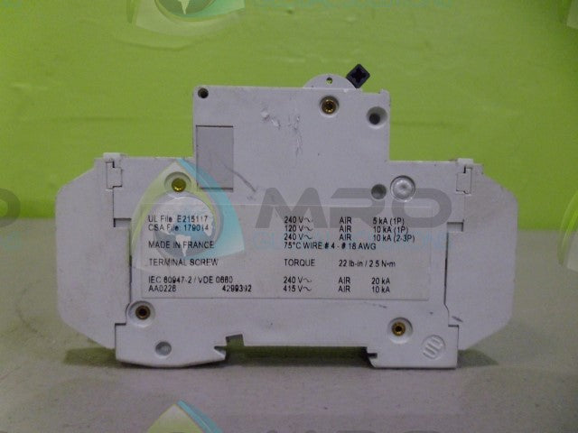 MERLIN GERIN 60103 CIRCUIT BREAKER 2A *USED*