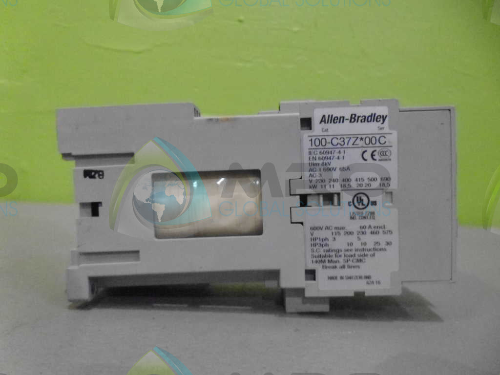 ALLEN BRADLEY 100-C37Z*00 SER. C CONTACTOR *USED*