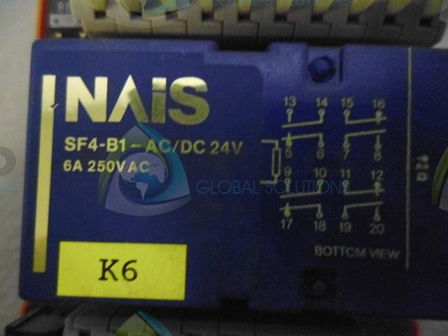 NAIS SF4-B1-AC/DC SAFETY RELAY 6A 250VAC *USED*
