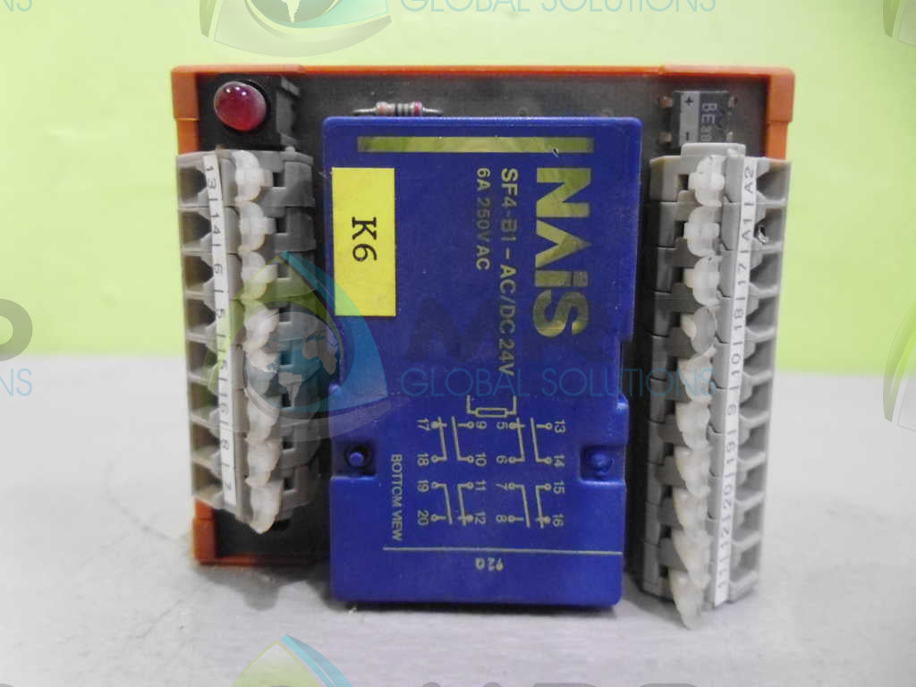 NAIS SF4-B1-AC/DC SAFETY RELAY 6A 250VAC *USED*