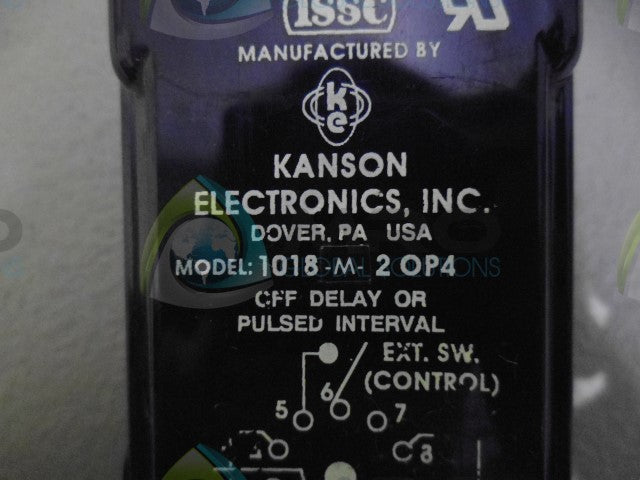 ISSC 1018-M-20P4 TIME DELAY RELAY .5-25 SEC *USED*