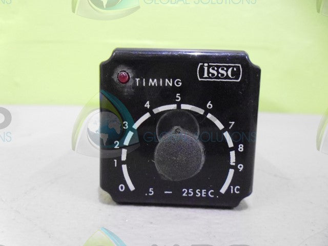 ISSC 1018-M-20P4 TIME DELAY RELAY .5-25 SEC *USED*