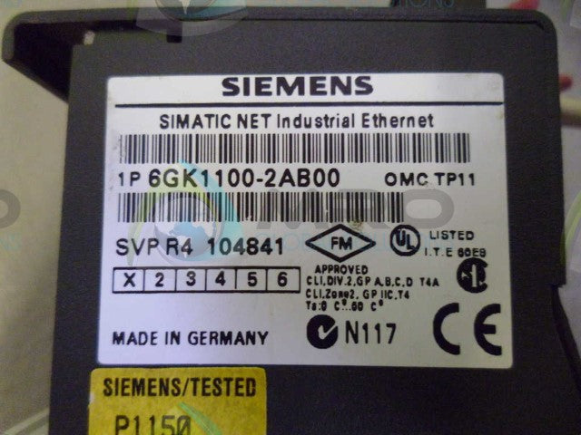 SIEMENS SIMATIC NET OMC TP11 6GK1100-2AB00 INDUSTRIAL ETHERNET *USED*