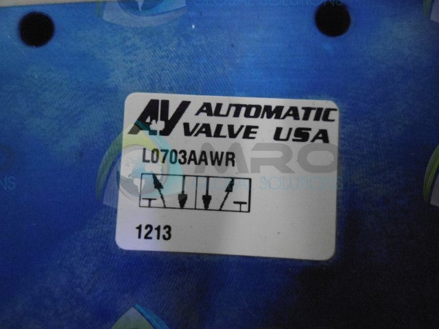 AUTOMATIC VALVE L0703AAWR SOLENOID VALVE *USED*