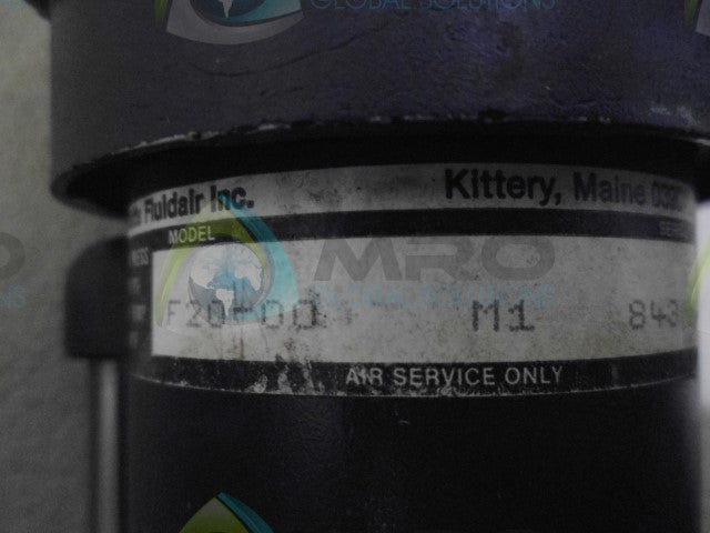 WATTS F20-00/M1 PNEUMATIC FILTER *USED*