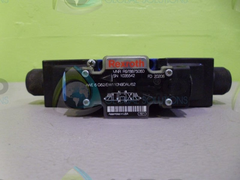 REXROTH 4WE6G62/EW110N9DAL/62 VALVE R978875060 * NEW *