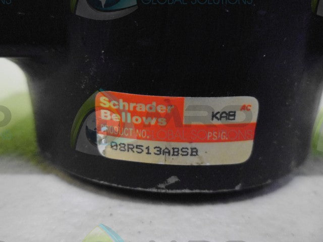 SCHRADER BELLOWS 08R513ABSB PRESSURE REGULATOR *USED*