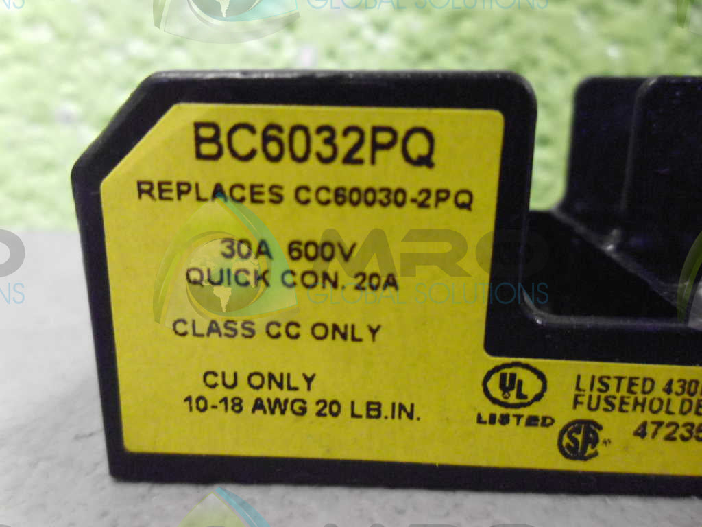 BUSS BC6032PQ REPLACES *NEW NO BOX*