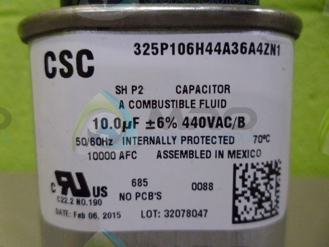 CSC 325P106H44A36A4ZN1 CAPACITOR *NEW NO BOX*
