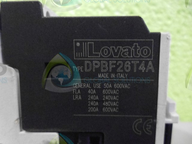 LOVATO DPBF26T4A CIRCUIT BREAKER *NEW NO BOX*