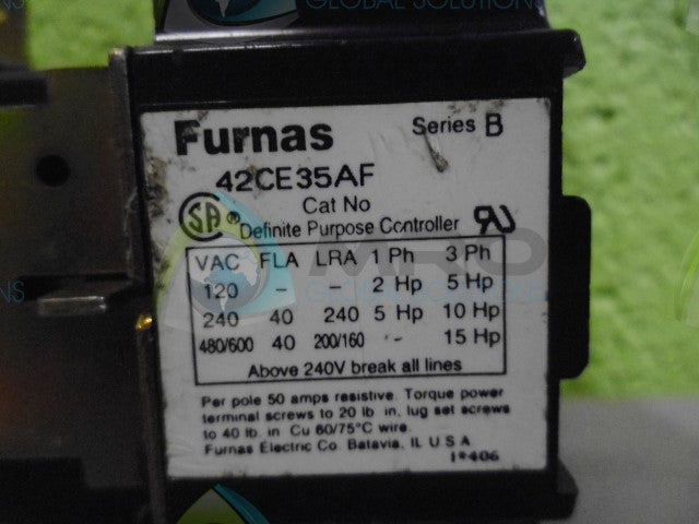 FURNAS 42CE35AF CONTROLLER *USED*