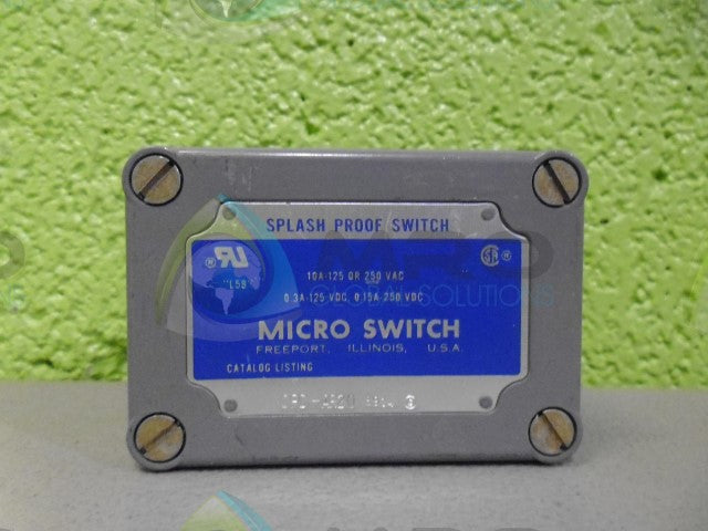 MICROSWITCH OPD-AR20 SPLASH PROOF SWITCH (GREY) *USED*