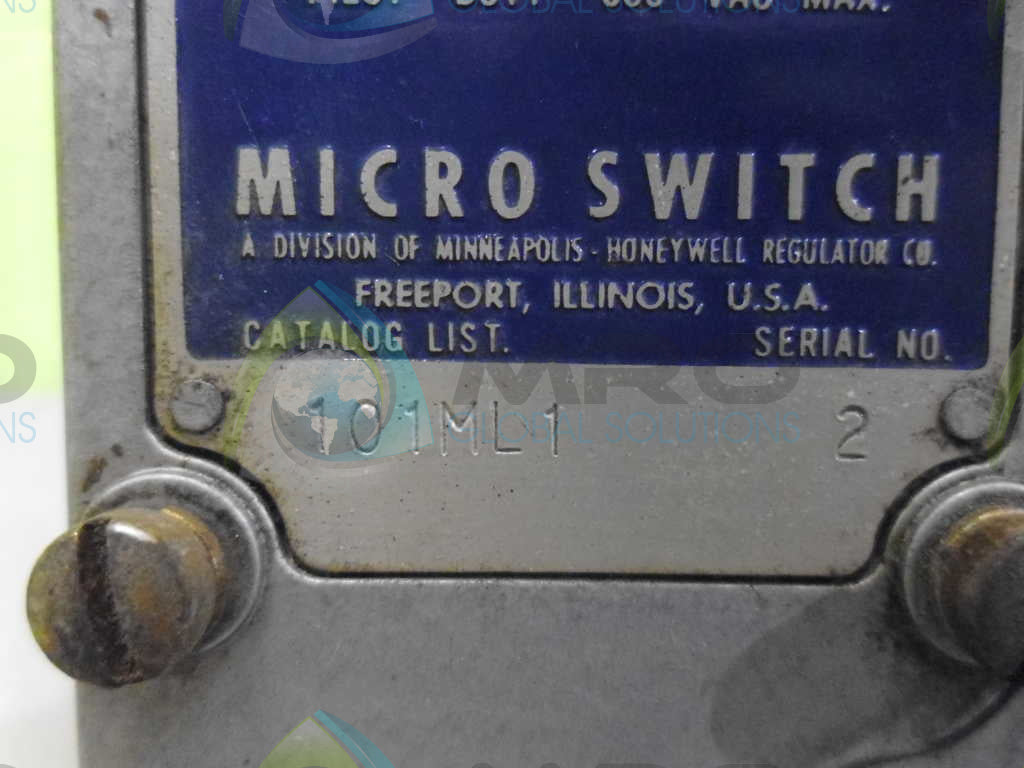 MICROSWITCH 101ML1 LIMIT SWITCH *USED*