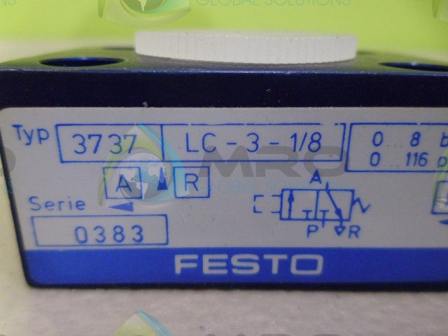 FESTO 3737-LC-3-1/8 VALVE *NEW NO BOX*