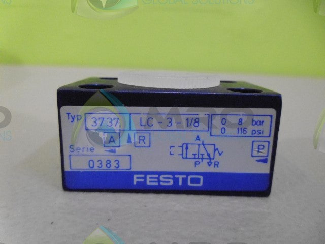 FESTO 3737-LC-3-1/8 VALVE *NEW NO BOX*