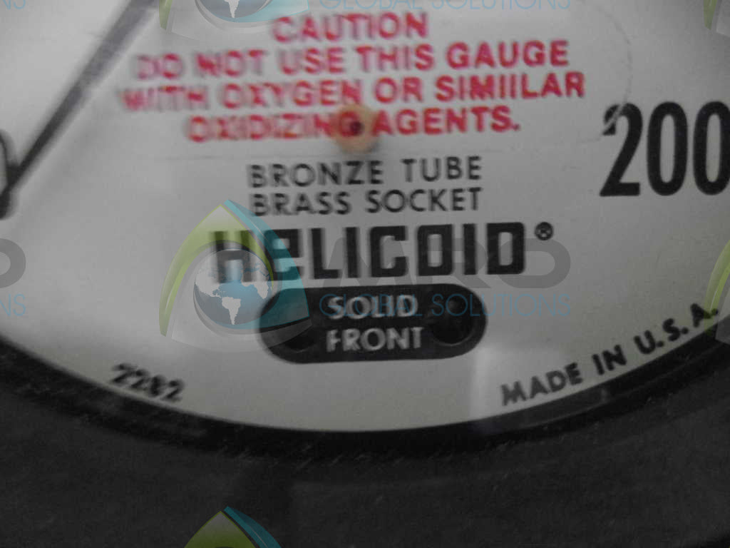 HELICOID 2282 PRESSURE GAUGE *NEW NO BOX*