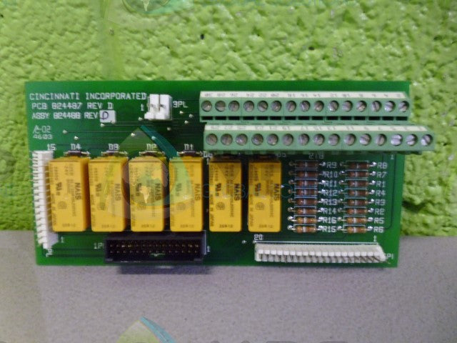CINCINNATI MILACRON 824487 CIRCUIT BOARD (AS PICTURED) *NEW NO BOX*