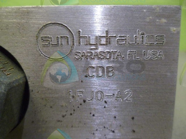 SUN HYDRAULICS IFJ0-A2 MANIFOLD *USED*