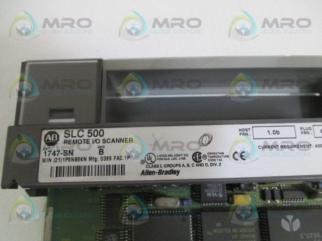 ALLEN BRADLEY 1747-SN SER. B  F/W 1.0b *USED*