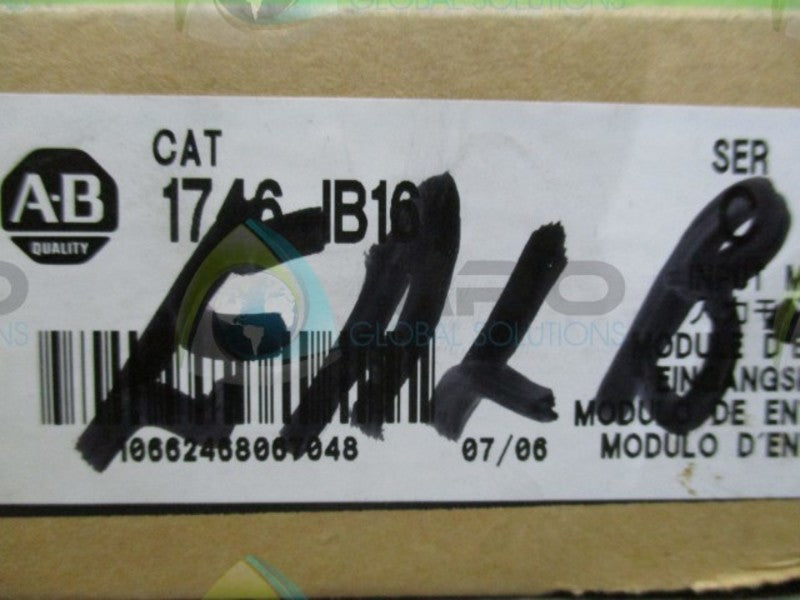 ALLEN BRADLEY 1746-IB16 SER. C DATE: 2006 * FACTORY SEALED *