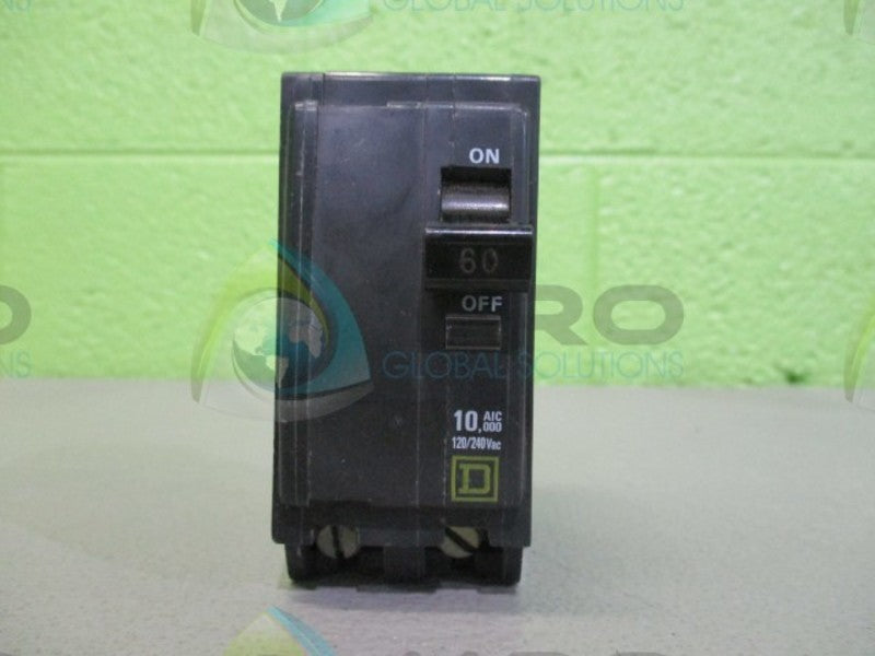 SQUARE D HACR260 60V 2POLE CIRCUIT BREAKER *USED*