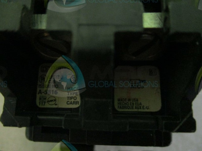 SQUARE D HACR230 50V 2POLE CIRCUIT BREAKER *USED*
