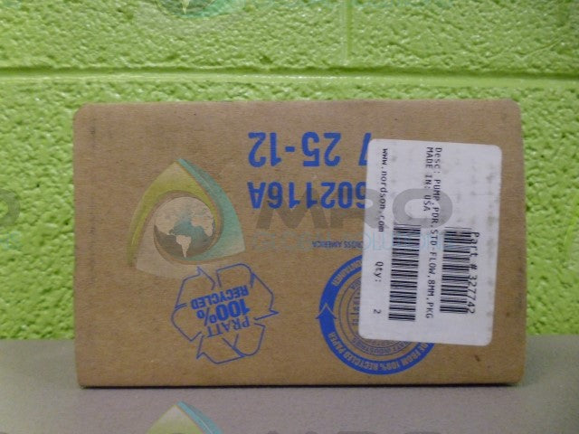 NORDSON 327742 PUMP *FACTORY SEALED*