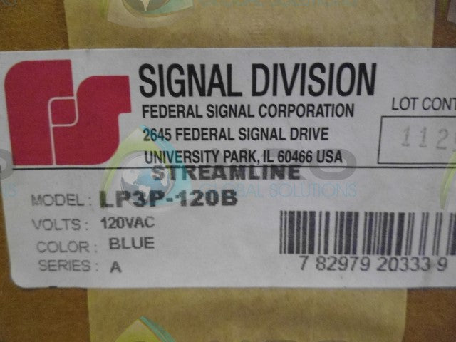 SIGNAL DIVISION LP3P-120B STREAMLINE *FACTORY SEALED*