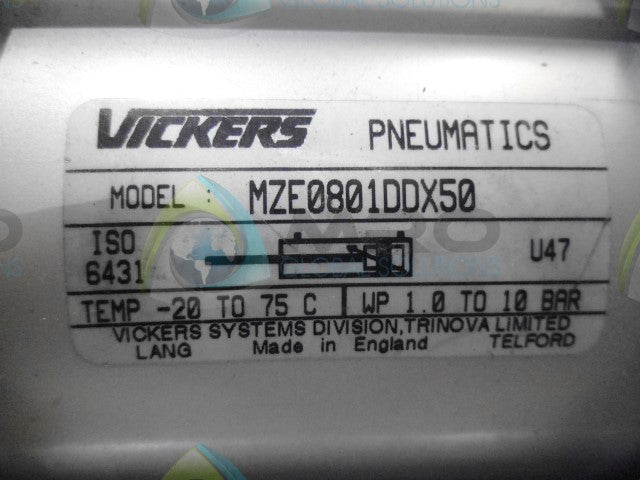 VICKERS SYSTEM DIVISION MZE0801DDX50 PNEAUMATICS *NEW NO BOX*