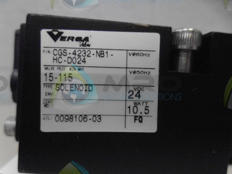 VERSA VALVES CGS-4232-NB1-HC-D024 *NEW IN BOX*