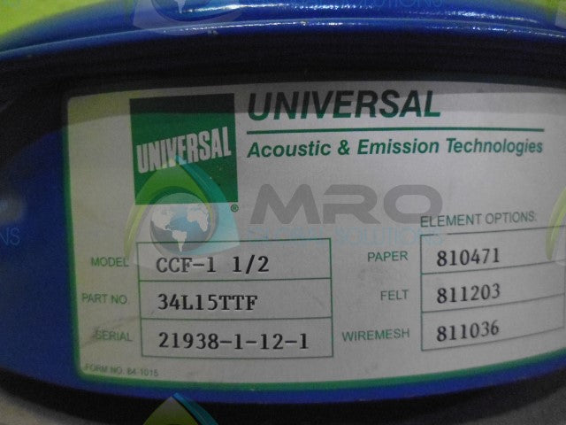 UNIVERSAL 34L15TTF AIR FILTER *NEW NO BOX*
