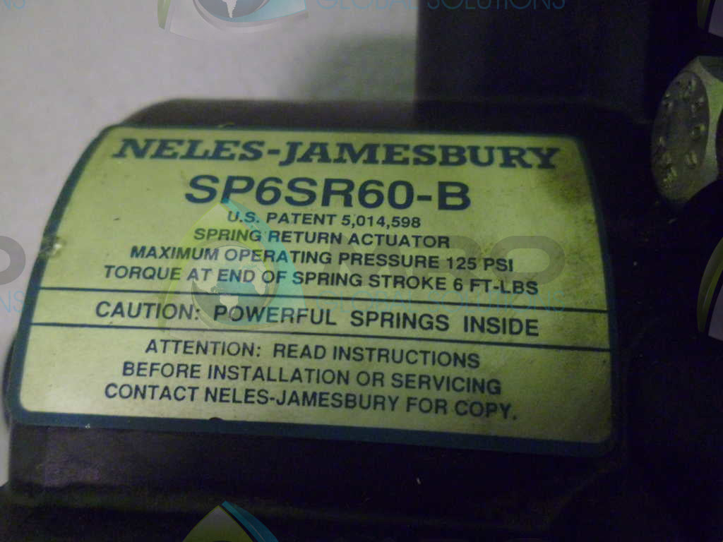 NELES-JAMESBURY SP6SR60-B ACTUATOR *NEW NO BOX*