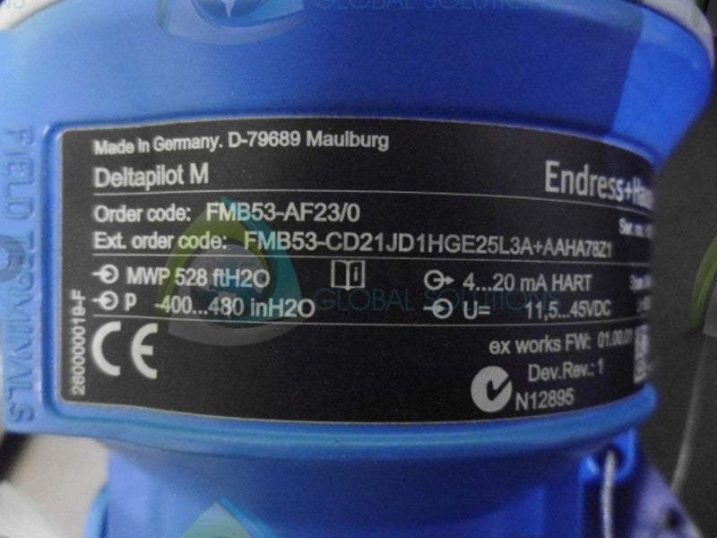 ENDRESS HAUSER DELTAPILOT M FMB53-AF23/0 DELTA PILOT *NEW NO BOX*