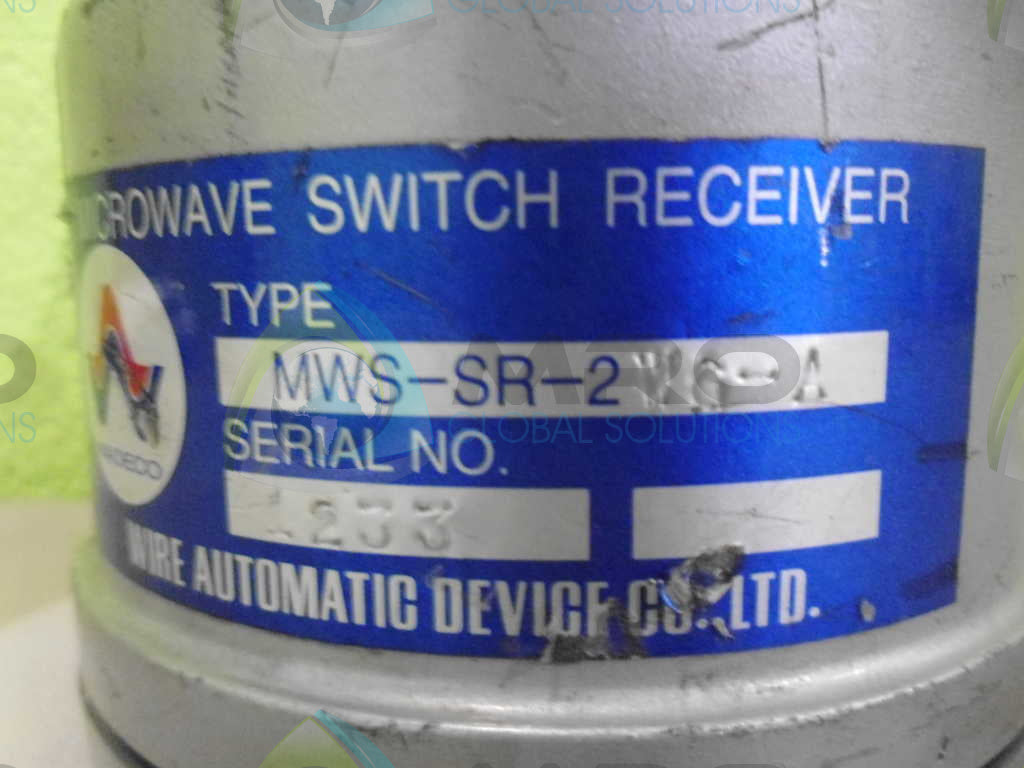 WADECO MWS-SR-2 SWITCH RECEIVER *USED*